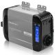 10. Qoltec Przetwornica napięcia Pure Sine Wave | 12V na 230V | 300/600W | LCD | USB | USB-C | Kompatybilna z LiFePO4 GEL AGM