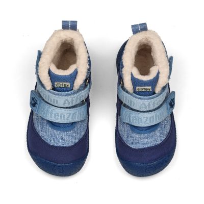 5. Buty zimowe barefoot do nauki chodzenia Affenzahn Snuggy Elephant (01502-30231)