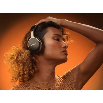 3. Bose 890101-0400 słuchawki/zestaw słuchawkowy Bezprzewodowy Opaska na głowę Połączenia/muzyka Bluetooth Czarny, Złoto