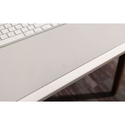 4. Podkładka na biurko Twelve South DeskPad ze skóry wegańskiej (dove grey)