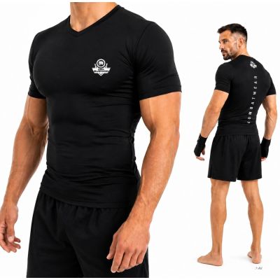 Koszulka kompresyjna męska czarna COMBATWEAR | DBX Bushido