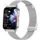 4. Smartwatch Gravity Srebrny Pasek + Bransoleta GT44-4