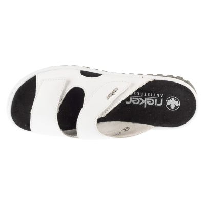 3. Rieker Slides Shoes V1392-80 Białe 38