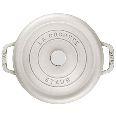 5. Garnek żeliwny okrągły STAUB 40501-413-0 - biała trufla 5.2 ltr