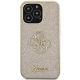 3. Etui Guess Glitter Script Big 4G na iPhone 13 Pro / iPhone 13 - złote