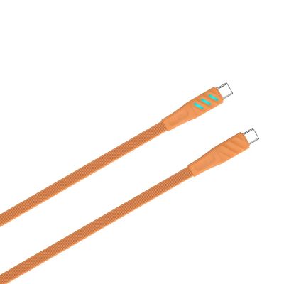 3. Kabel do ładowania Havit Typ C CB6254 pomarańczowy