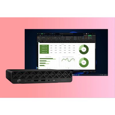71. HP ProDesk 4 Mini G1i AI Intel Core Ultra 5 235T 16 GB DDR5-SDRAM 512 GB SSD Windows 11 Pro Mini PC AI PC Czarny