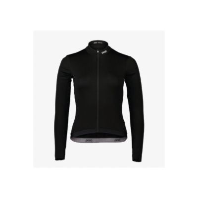Koszulka rowerowa POC W's Thermal Lite LS Jersey czarna