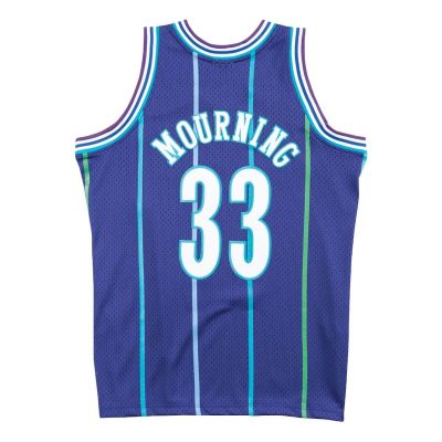 2. Koszulka Mitchell & Ness NBA Charlotte Hornets Alonzo Mourning Swingman - SMJYAC18010-CHOPURP94AMO