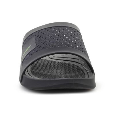 2. RIDER SMASH V SLIDE AD BLACK/DARK GREY/GREEN 12568-BU414