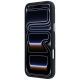 5. Etui Karl Lagerfeld Grained Allover Logo Metal Elongated MagSafe na iPhone 17 Pro / 18 Pro - czarne