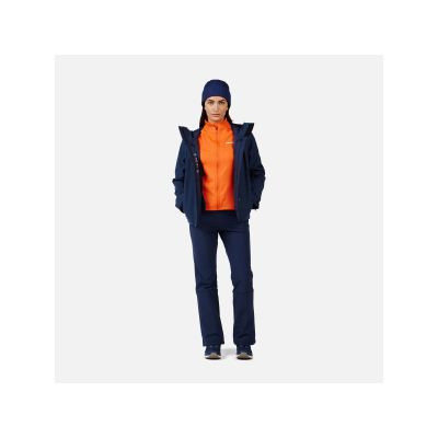 2. Bluza damska ROSSIGNOL W Blackside Mix HZ Fleece pomarańczowa