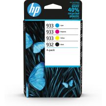 HP 932 BLACK / 933 CMY ORIGINAL/INK CARTRIDGE 4-PACK