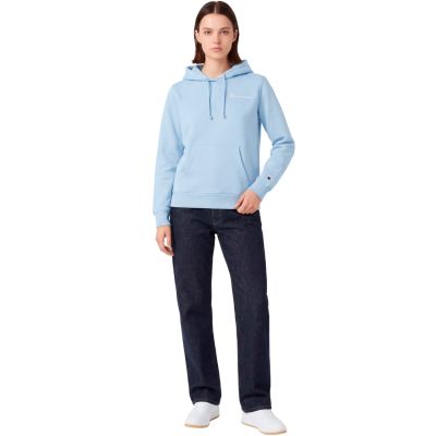 5. Bluza damska Champion Hoodie Sweatshirt błękitna 118404 BS224