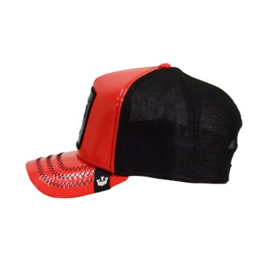 4. Czapka z daszkiem Goorin Bros. Pamplona Raging Trucker - 101-1583-RED