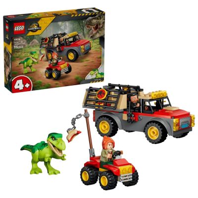 7. LEGO Jurassic World 77978 - Ciężarówka do transportu młodego tyranozaura