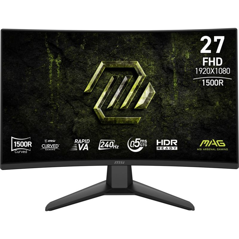 2. MSI MAG 274CF X24 monitor komputerowy 68,6 cm (27") 1920 x 1080 px Full HD Czarny