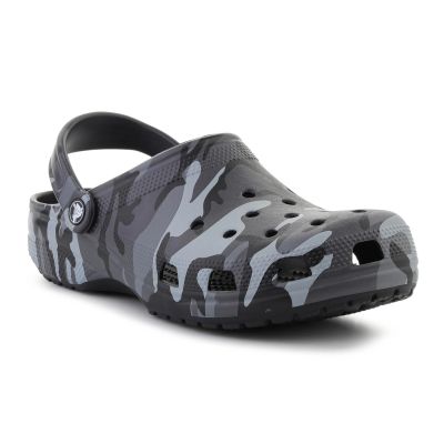 CROCS CLASSIC CAMOUFLAGE CLOG BLACK/SLATE GREY 211936-0DD