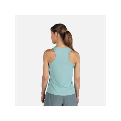 4. Top do biegania damski ROSSIGNOL W Sidelhorn Tank niebieski