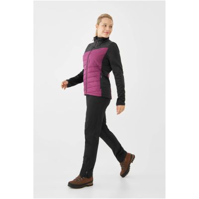 4. Kurtka przejściowa damska Viking Blast Primaloft Lady trekkingowa ocieplana czarno-różowa (750/25/6175/0946)