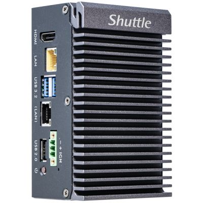 8. Shuttle Edge PC SPCEL03 Wielkość PC 0.46L Czarny x6413E Intel SoC BGA 1493 1,5 GHz