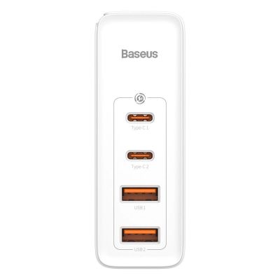 2. Baseus GaN2 Pro szybka ładowarka sieciowa 100W USB / USB Typ C Quick Charge 4+ Power Delivery biały (CCGAN2P-L02)