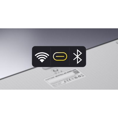 12. HATOR Skyfall Wireless 100 klawiatura Gaming USB + RF Wireless + Bluetooth QWERTY US English Czarny, Biały