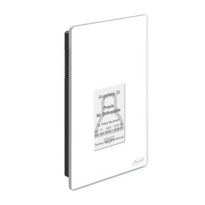 Terminal kontroli dostępu Auerswald TFS-Dialog 400 z czytnikiem linii papilarnych - biały