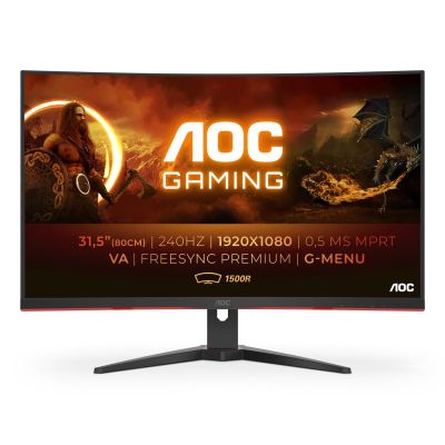 MONITOR AOC LED 32" C32G2ZE/BK