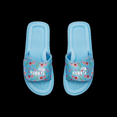 2. Kubota klapki rzep multicolor kwiatkowy niebieski K25SS-100-001-14-1