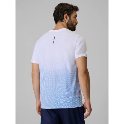 2. T-shirt regular z nadrukiem męski 4F 4FRSS26TTSHM4040-33A