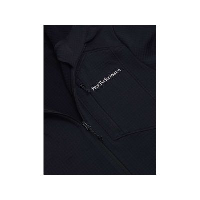 3. Bluza męska PEAK PERFORMANCE M Trail Polartec Zip Hood kolor czarny