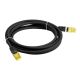 4. LANBERG PATCHCORD KAT.6A S/FTP LSZH CU 1M CZARNY FLUKE PASSED