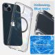 7. Etui Spigen Ultra Hybrid Mag z MagSafe na iPhone 14 Plus - przezroczysto-szare