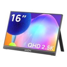 Arzopa Z1RC 16 monitor komputerowy 40,6 cm (16") 2560 x 1600 px 2.5K Czarny