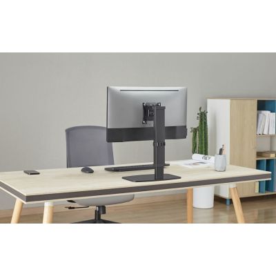 8. Equip 650126 uchwyt / stojak do monitorów 81,3 cm (32") Biurko Czarny