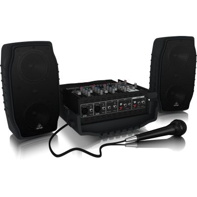 7. Behringer PPA200 system PA System nagłośnieniowy wolnostojący (PA) 200 W Czarny