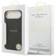 8. Etui Guess Peony Hot Stamp MagSafe na iPhone Air - czarne