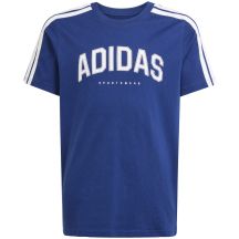 Koszulka dla dzieci adidas Codes Collegiate Graphic Tee granatowa JL6138