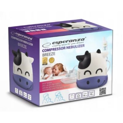 8. Inhalator kompresorowy Esperanza BREEZE ECN001 (kolor biały)
