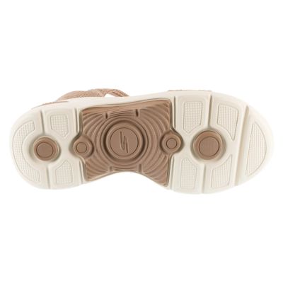 4. Skechers Slip-Ins: GO Walk Arch Fit 2.0 Sandal - Kennedy 140844-TAN Beżowe 36
