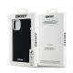 8. Etui DKNY Liquid Silicone Small Metal Logo MagSafe na iPhone 15 / 14 / 13 - czarne