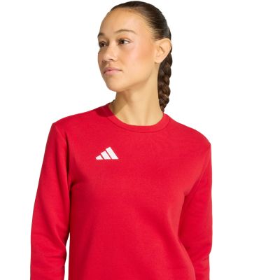4. Bluza damska adidas Entrada 26 Sweat Top czerwona KB3950