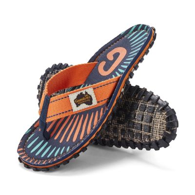 3. Gumbies japonki unisex ISLANDER FLIP-FLOP TANGERINE BURST