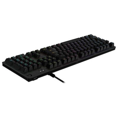 4. Logitech G 920-009352 klawiatura Gaming USB Angielski Carbon