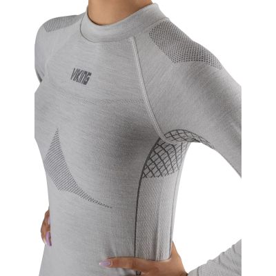 4. Bluzka termoaktywna damska Viking Lava Lady Longsleeve odzież z wełną Merino termiczna (500/24/5523/0200)