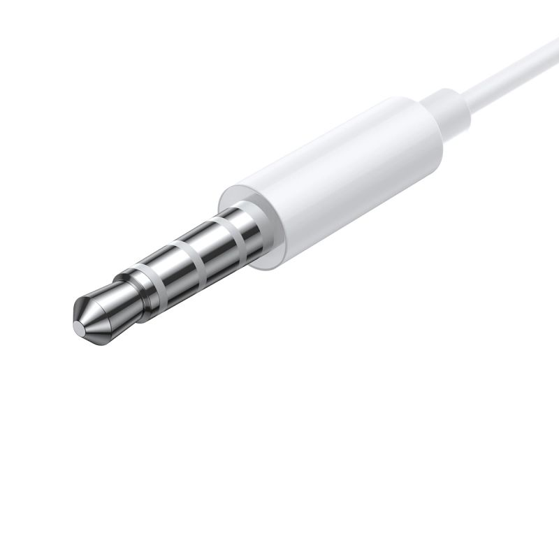 3. Baseus Encok H17 słuchawki przewodowe minijack 3.5mm biały (NGCR020002)