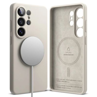 2. Etui Ringke Silicone MagSafe na Samsung Galaxy S26 Ultra - beżowe