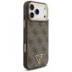 4. Etui Guess 4G Triangle Logo MagSafe na iPhone 17 Pro Max - brązowo-złote