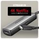6. Axagon RVC-HI8KPD, USB-C -> HDMI 2.1 redukce / adaptér, 8K/60Hz, 4K/144Hz, HDR10+, PD100W 0,16 m USB Type-C HDMI + USB Type-C